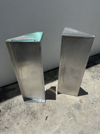 36”W x 12”D Aluminum Wall Mount Overshelves
