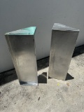 36”W x 12”D Aluminum Wall Mount Overshelves