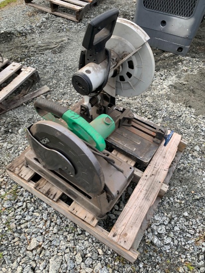 Hitachi CC14SF Portable Chop Saw & Evolution Chop Saw