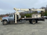 1997 Ford F800 S/A w/ National 500C 15 TON Boom Truck