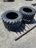 UNUSED Set of (4) 10-16.5 SK332 Skid Steer Tires