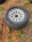 (UNUSED) QTY OF 2 ST205/75R15 Radial Trailer Tires/Wheels