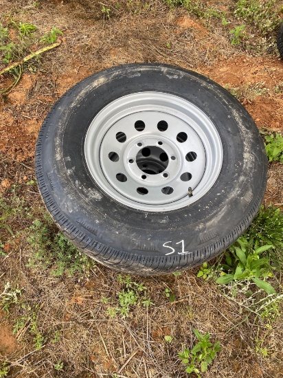 (Unused) Qty Of 2 ST225/75R15 Tires/Wheels