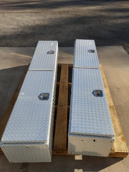 Qty of 2 Aluminum Work Boxes