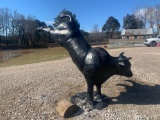 Life Size Bucking Bull AlumInun Cast