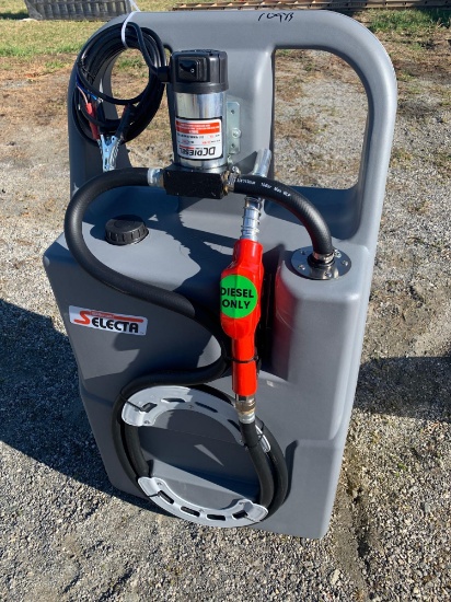 Portable Fuel Tank With Electric Pump
