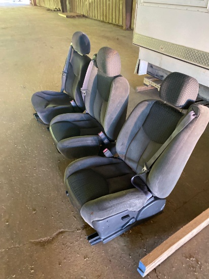 Qty (3) truck Bucket Seats