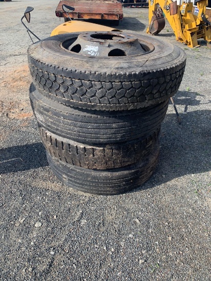 Qty of Truck Tires and Wheels