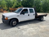 2000 Ford F-350 Crew Cab Flatbed Truck
