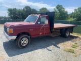 1989 Ford F-Series S/A Flatbed Dump Truck