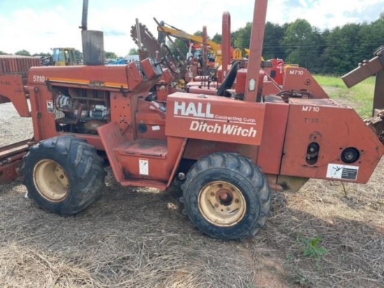 1998 Ditch Witch 5110 Ride On Trencher