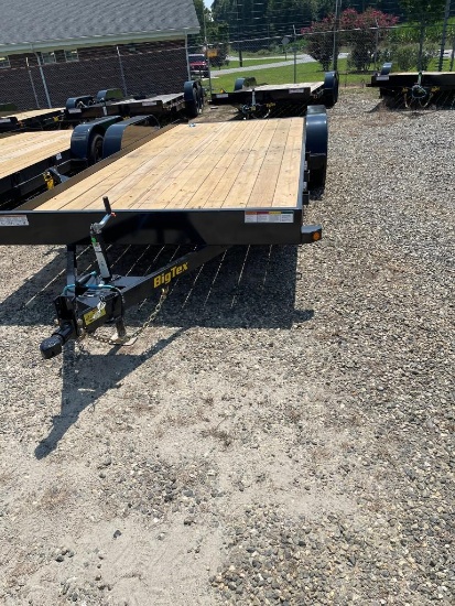 Unused 2021 BigTex 83Inch x 20FT 70CH With Ramps and Dove Tail