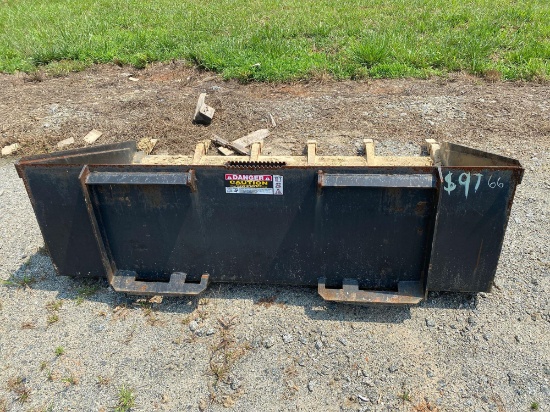 Unused 66 Inch Skid Steer Digging Bucket