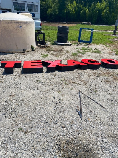 Texaco Electric Letter Sign