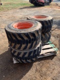 31x15.5-15 Foam Filled Skid Steer Tires and Wheels