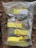 New 4 pack 10,000 Lb ratchet cargo straps