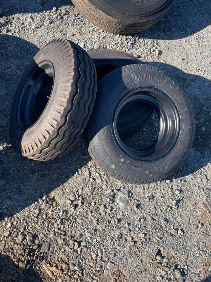 Quantity Of 2 Split Rim Tires And Tire