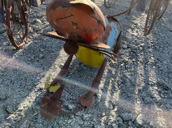 Rustic Medal Cat & Mouse