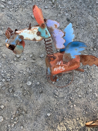 Rustic Medal Flying Horse
