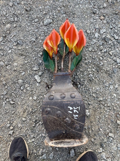 Rustic Medal Flower Pot