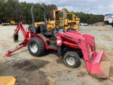 MAHINDRA 2415 HST 4WD Backhoe Tractor