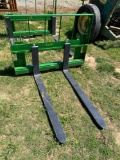 John Deere 48IN Tractor Forks and Frame