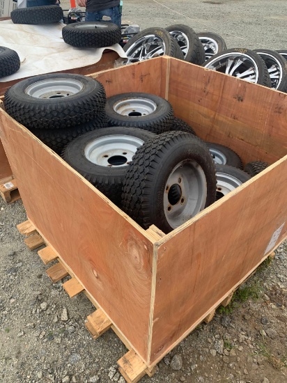 LARGE QTY PALLET OF 4.80/4.00-8 and wheels