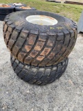 Qty(2) 18.4-16.1 Tractor Turf Tires/Rims