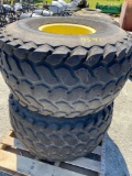 Qty (2) 21.5L- 16.1 Tractor Turf Tires/Rims
