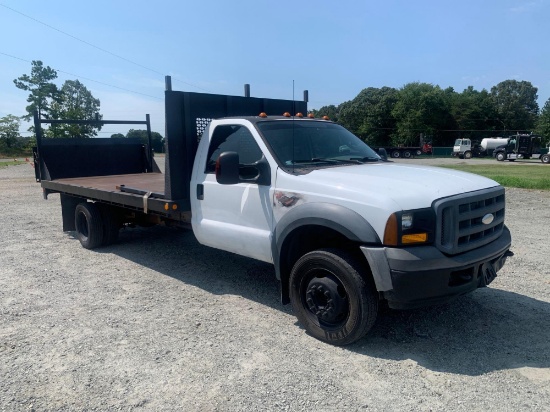 2006 FORD F450 S/A Flatbed TRUCK