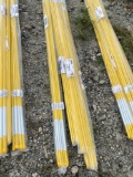Qty (4) Bundles Yellow 48IN Reflective Rods