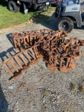 Qty (2) Grouser Metal Skid Steer Track Attachment