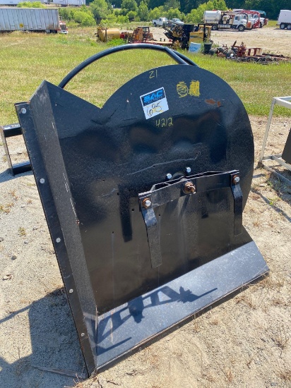 Unused Skid Steer Guardrail Brush Cutter Attachment
