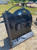Unused Skid Steer Guardrail Brush Cutter Attachment
