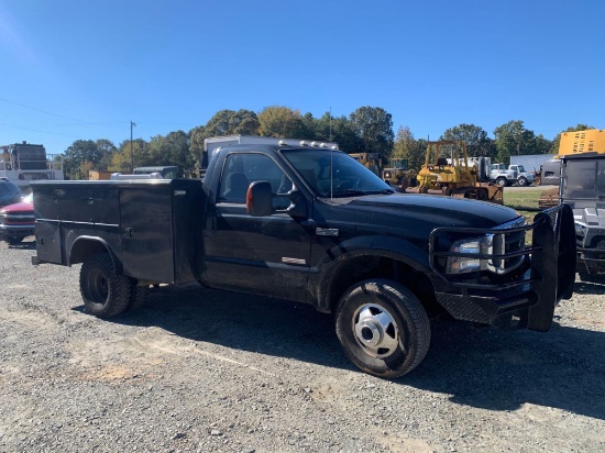 2004 FORD F350 4X4 SERVICE BODY TRUCK