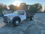 2012 FORD F550 S/A DUMP TRUCK