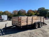 2000 TESH 12000GVWR T/A EQUIPMENT TRAILER