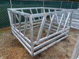 HEAVY DUTY 6FT x 6FT SQUARE HAY FEEDER