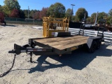 FOSTER SS1610 T/A EQUIPMENT TRAILER