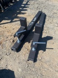 Pair of 2 new clamp on bucket mount pallet fork attachment