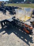 New trencher attachment for skid steer