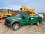 2008 FORD F550 4X4 VERSALIFT SST40EIH-01 BUCKET TRUCK