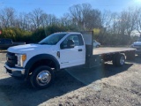 2017 FORD F550XL S/A FLATBED TRUCK