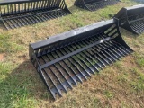 UNUSED GREATBEAR 66IN SKID STEER ROCK BUCKET