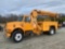 2001 INTERNATIONAL 4700 S/A BUCKET TRUCK W/ ALTEC D945-B DIGGER DERRICK TRUCK