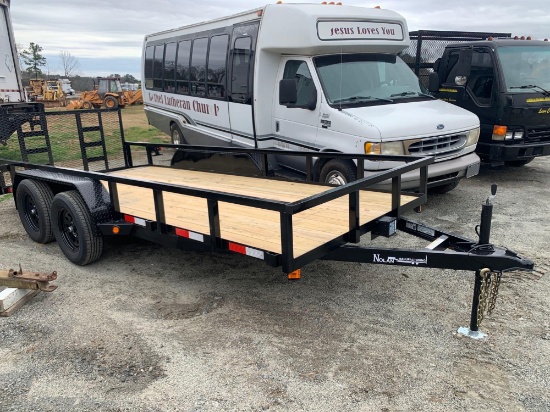 NEW 2022 NOLAN 6X16 7K T/A UTILITY TRAILER