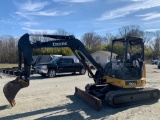 2015 JOHN DEERE 50G HYDRAULIC EXCAVATOR