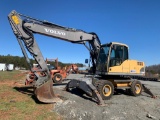 2008 VOLVO EW180C MOBIL EXCAVATOR - LOW HOURS