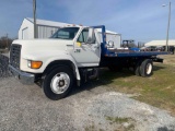 1998 FORD F800 S/A CHALLENGER 20FT ROLLBACK TRUCK
