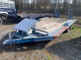 8FT X 16FT EQUIPMENT TRAILER WITH WINCH